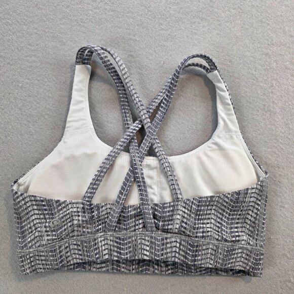 Lululemon Women's Energy Sportsbra Power Luxtreme Criss Cross Strappy Back Bra 6 - Picture 4 of 8